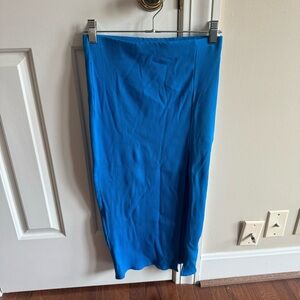 Lulu's Vibrant Blue Pencil Skirt